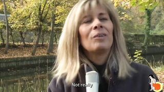 Dirty Lisa fucks rough with two large dicks and double penetration
