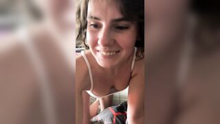 Stepsister did not let me go into university - checking thermometer with a fellatio sex - Darcy Dark
