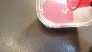 nippleringlover vulgar MILF cloning pumped vagina, long labia rings xtreme long pierced nipples