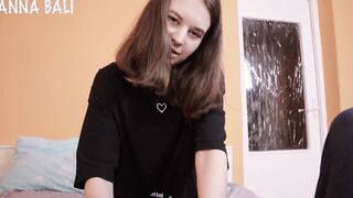 I hid the vibrator inside myself so my stepfather wouldn't notice. Anna Bali