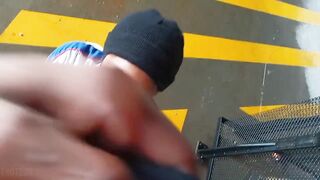Sucked my Lectures Long Dick after Class in Parking Lot to Pass