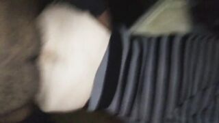 Italian Nympho Swallows huge ebony cock Load
