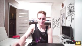 TUTOR4K. Beautiful prof is boned by dude who is young
