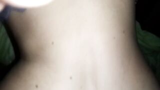 Solo Female: Barefoot Bushy milf Squirts from Rubbing Herself, Draped with Grapevines