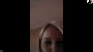 Mature Milf into a Bombshell Nurse Costume Caresses herself on Camera. Part
