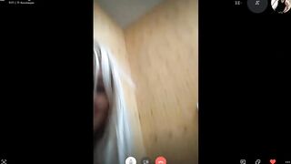 Mature Milf into a Bombshell Nurse Costume Caresses herself on Camera. Part