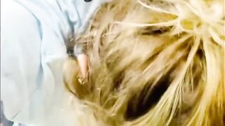 she want to feel my cum on her belly so
