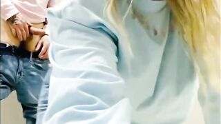 she want to feel my cum on her belly so