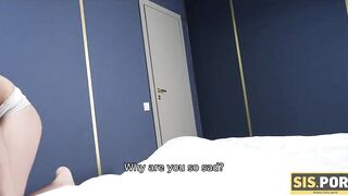 SIS. PORN. Colleen is very shy so stepbrother wants to