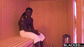 BLACKED Shy Talia seduces her longtime crush on holiday