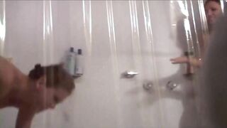 Spying the jointly shower of my step sisters