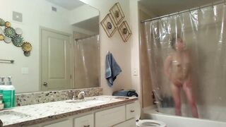 Voyeur Women taking photos and masturbating into the sho