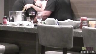 Beauty Fiance, Penthouse Breasts Waitress Hoe gets Serviced by 2
