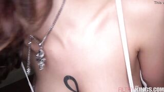 Huge Titty Barely Legal Comes onto Big Penis Step-Brother into Panties