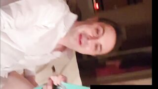 Sex Star Sunny Lane Plays with Fan's Unresponsive Cock!