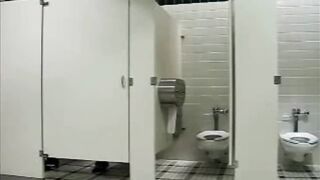 three Women caught in a Outside Toilet