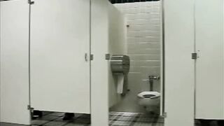 three Women caught in a Outside Toilet