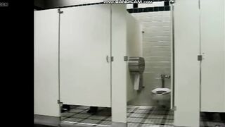 three Women caught in a Outside Toilet