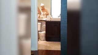 Granny Skank Exposing Herself