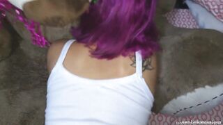 Jizzed on my beauty little step-daughter! Amateur homemade