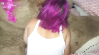 Jizzed on my beauty little step-daughter! Amateur homemade