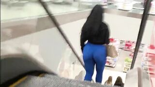 Thick stripper and fit yoga pants for ya...
