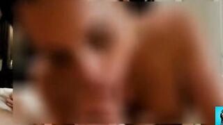 Milana is showing her fellatio talent, prepping for her own pornhub page