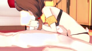 Miko Iino BLOWS DRY Ishigami PENIS Cartoon Love is War