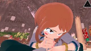 KOIKATSU Ochaco Uraraka,Shoto Todoroki, have sex fellatio hand job and jizzed