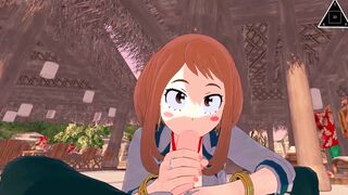 KOIKATSU Ochaco Uraraka,Shoto Todoroki, have sex fellatio hand job and jizzed