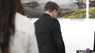 Boss found a vibrator of his cougar secretary Nicole Sage