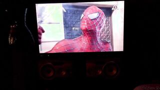 Anna Valentine & Spiderman -The huge squirt pov version
