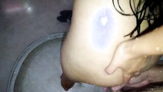 mouth sopaing and fucking under the shower