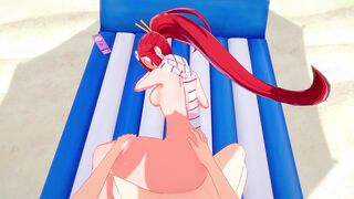 (point of view) Sensual Yoko Littner BEGS to be NAILED HARD Cartoon Gurren Lagann