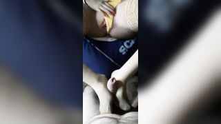 Gabbie's good toes talent - turf job
