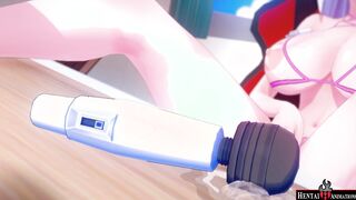 My Ex-Gf Masturbates Watching Videos of us Fucking Rough - Anime Beauty Animations