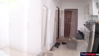 Big white cock client banged teen hard