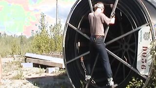 Crazy action with jeans fucking