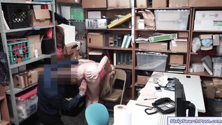 Officer licks then fucks teen shoplifter