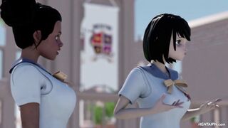 Outdoor Sex Hour - 3D Hentai School Porn