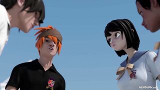 Outdoor Sex Hour - 3D Hentai School Porn
