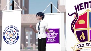 Outdoor Sex Hour - 3D Hentai School Porn