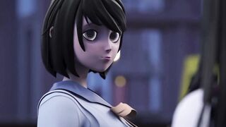 3D Hentai Bukkake Showdown Competition