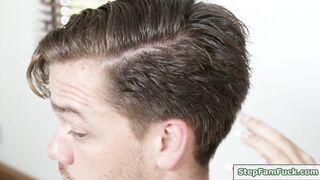 Stepbro throat fucking big tits stepsis
