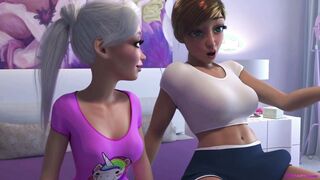 Teen dickgirl loses virginity - 3D Sex