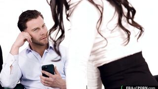Boss gets fucked in public by employee