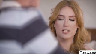 Stepbrother lets TS stepsis bang his ass