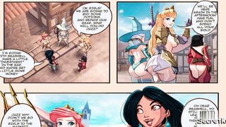 Disney Princess Quest - Disney hentai characters babe Anal Sex Party