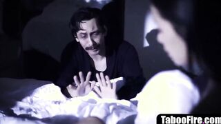 Step-Daughter having pity sex with her insomniac stepfather