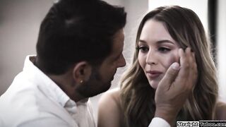 Small tits teen fucked by her older bf